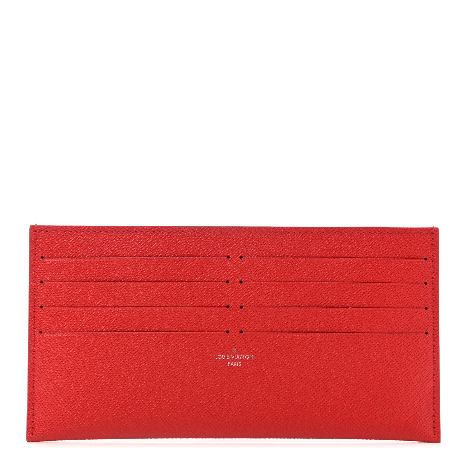 Louis Vuitton Calfskin Felicie Card Holder Insert Cherry 1 of 6