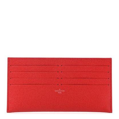 Louis Vuitton Calfskin Felicie Card Holder Insert Cherry 1 of 6