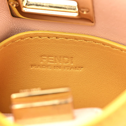 Fendi Nappa Sigma Pico Peekaboo Charm Mismosa 11 of 24