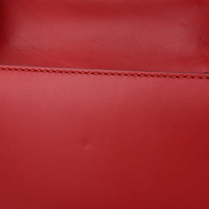 Gucci Calfskin Mini Sylvie Chain Shoulder Bag Hibiscus Red 8 of 11