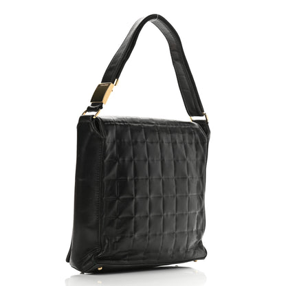 Chanel Lambskin Quilted Small Chocolate Bar Shoulder Bag Black 3 of 9