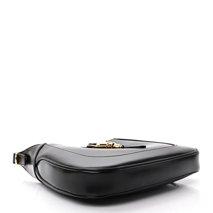 Gucci Boarded Dyana Lux Calfskin Small Jackie 1961 Hobo Black 4 of 8