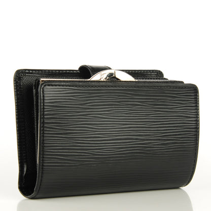 Louis Vuitton Epi French Purse Wallet Black 3 of 8