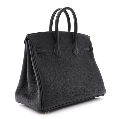 Hermes Togo Birkin 25 Black 3 of 11