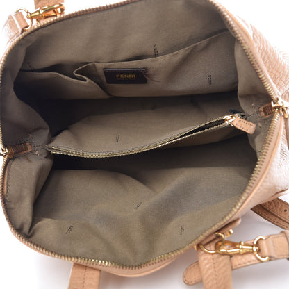 Fendi Pebbled Calfskin Small Chameleon Tote Nude 6 of 15