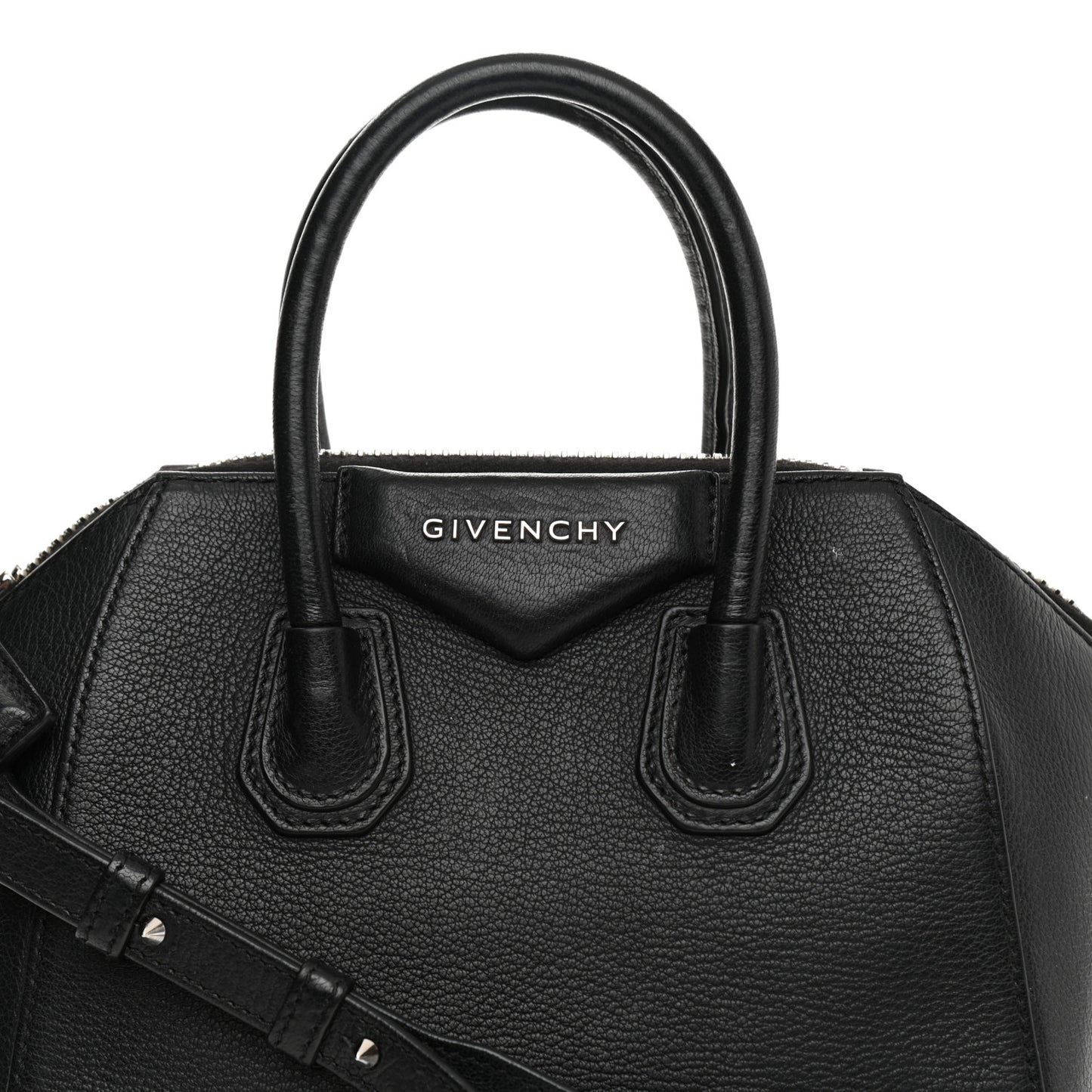Sugar Goatskin Mini Antigona Black