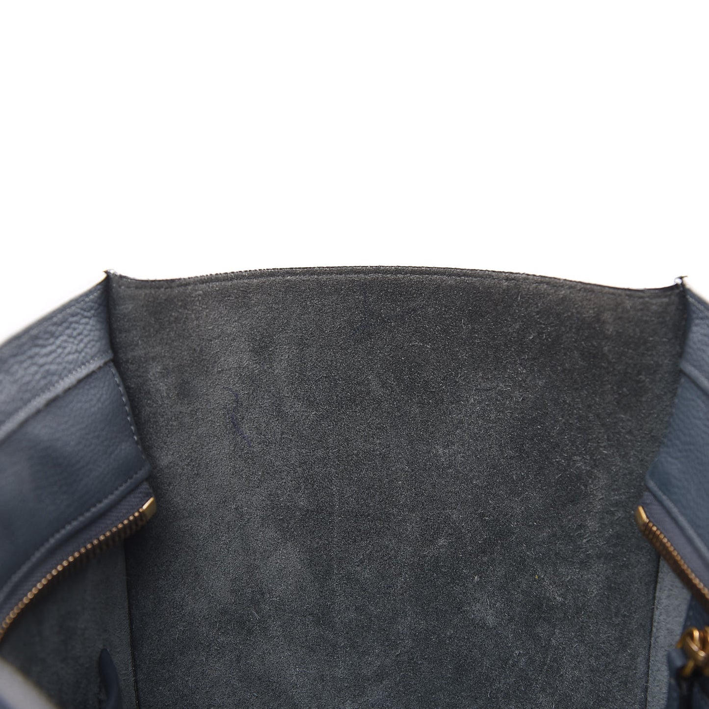 Drummed Calfskin Micro Luggage Orage