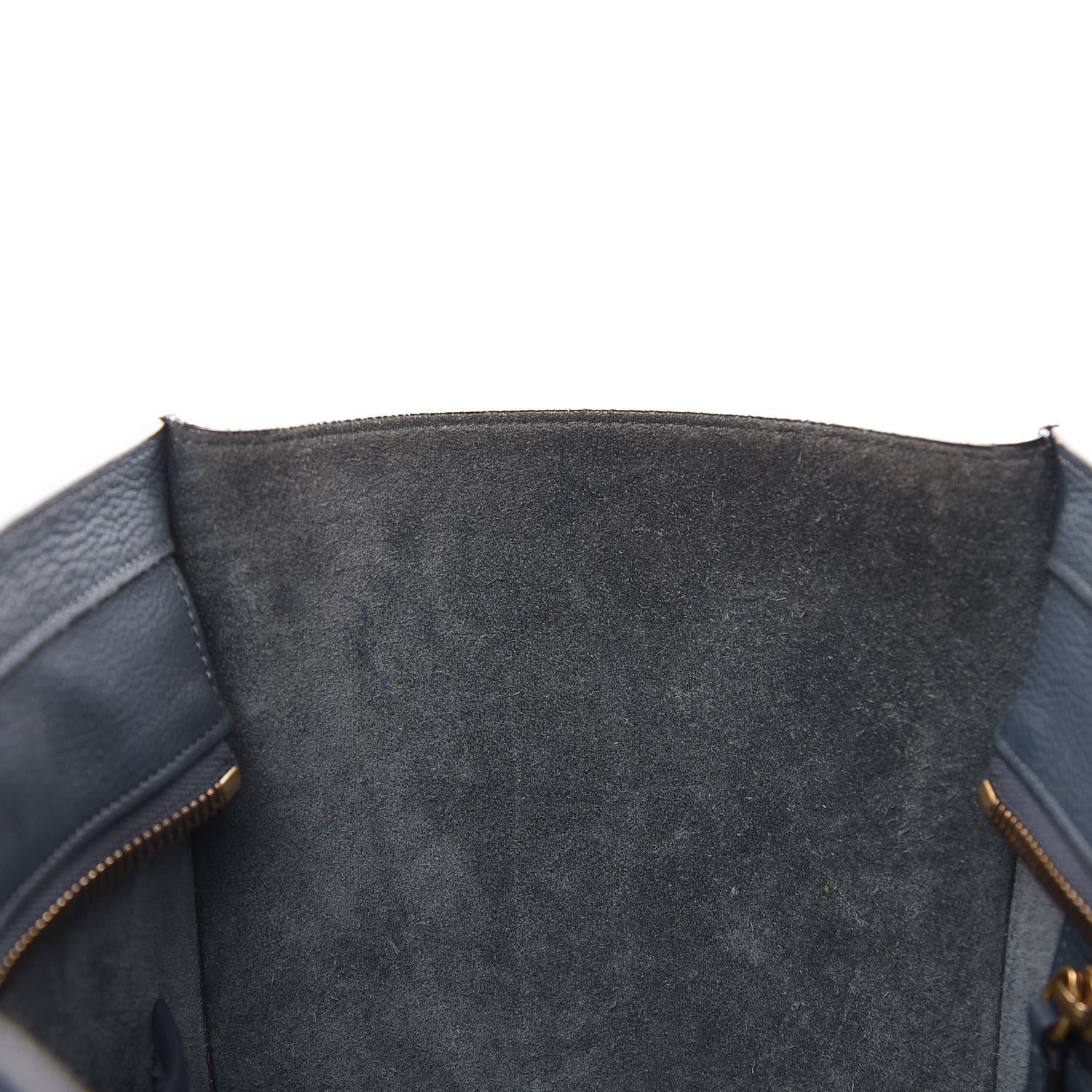 Celine Drummed Calfskin Micro Luggage Orage 20 of 20