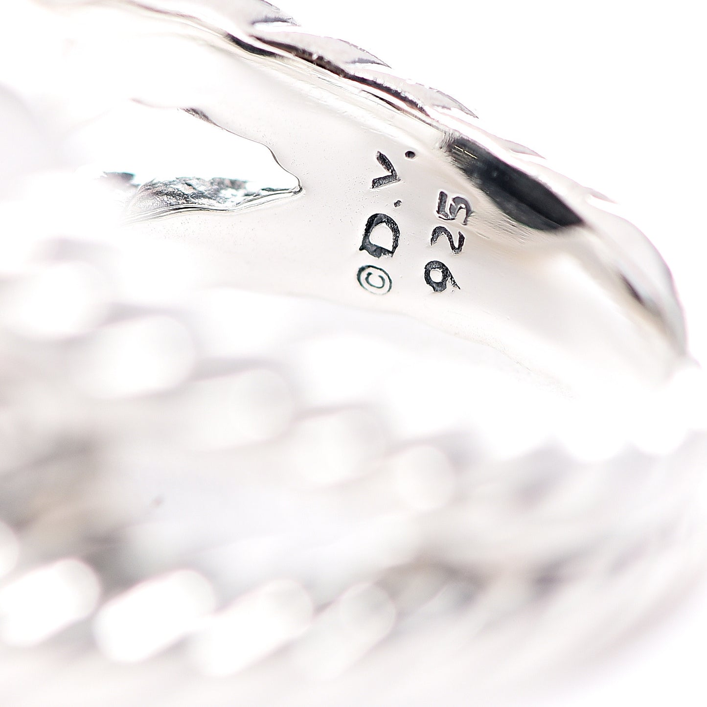 Sterling Silver Diamond Black Onyx 14mm Albion Ring 55 7.25