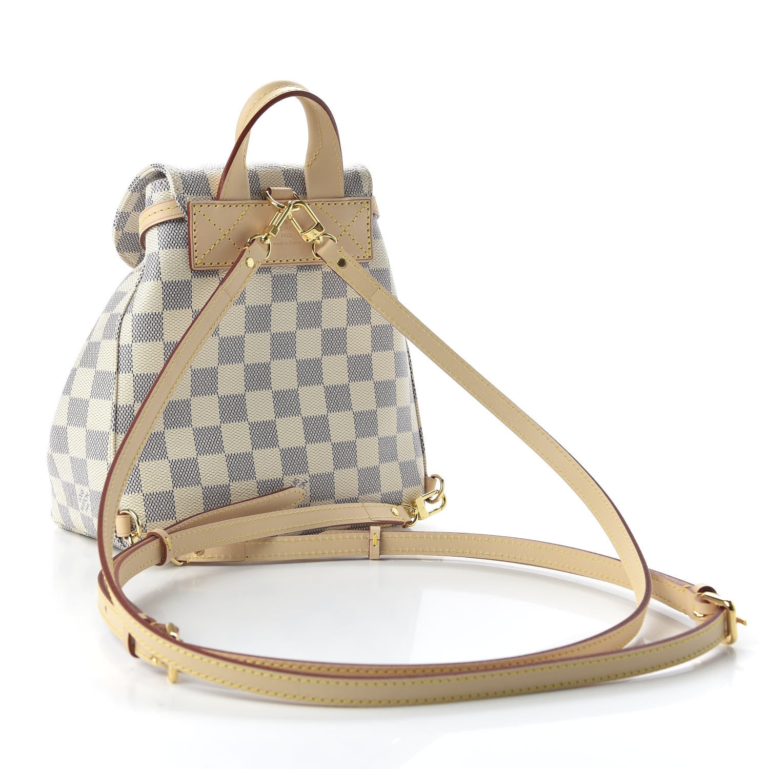 Louis Vuitton Damier Azur Sperone BB Backpack 2 of 8