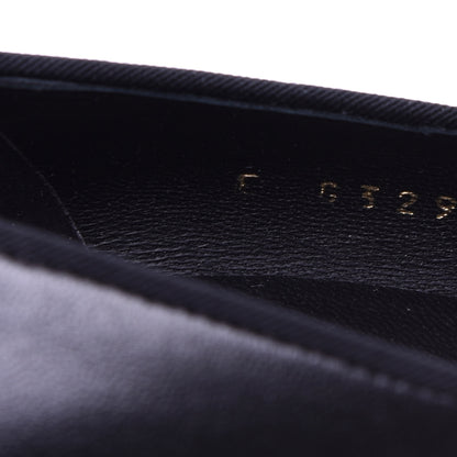 Chanel Lambskin Grosgrain Cap Toe Pearl Pumps 37 Black 10 of 11