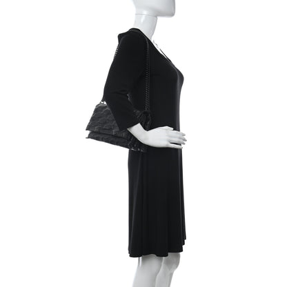 Balenciaga Nappa BB Monogram Embossed Medium Triplet Bag Black 2 of 10