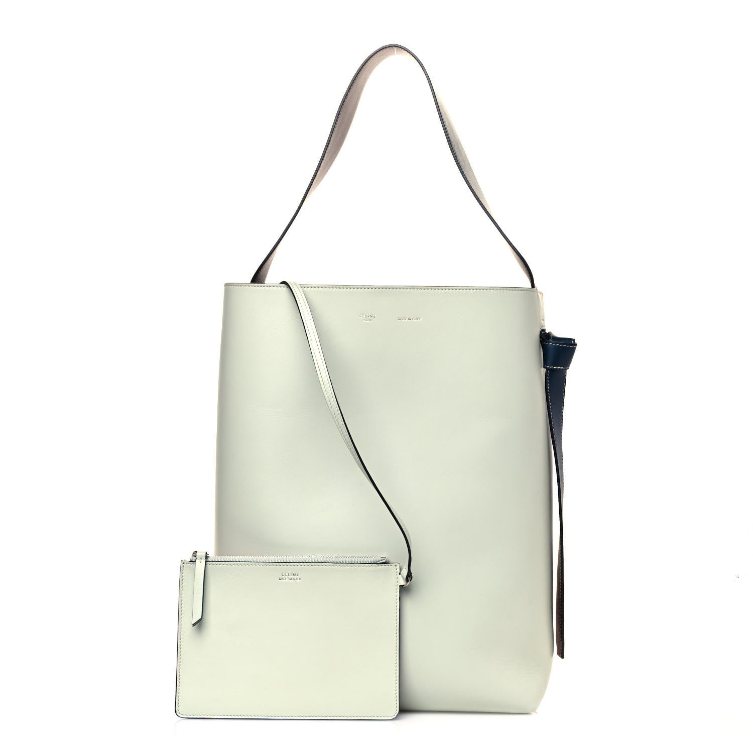 Celine Shiny Smooth Calfskin Small Twisted Cabas Jade Bright Red 1 of 12