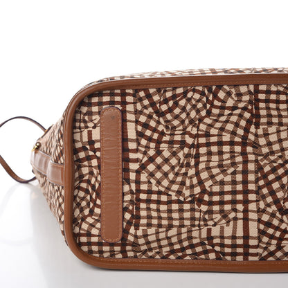 MCM Visetos Medium Liz Reversible Shopper Tote Cognac 15 of 16