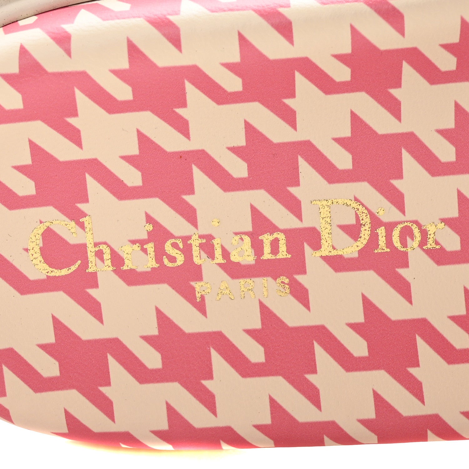 Christian Dior Micro PDP Cotton Houndstooth Embroidered Dway 10mm Slide Sandals 36.5 Peony 7 of 8