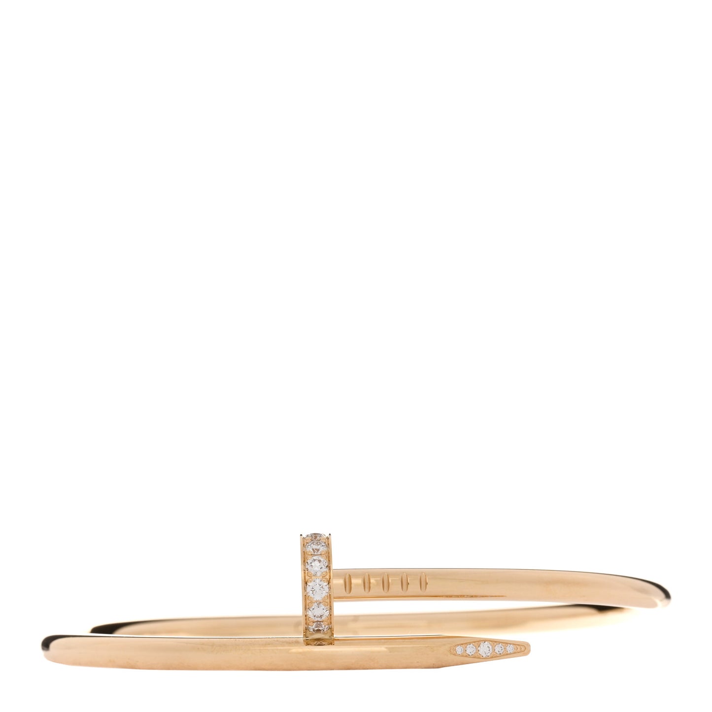 18K Yellow Gold Diamond Juste Un Clou Bracelet 18