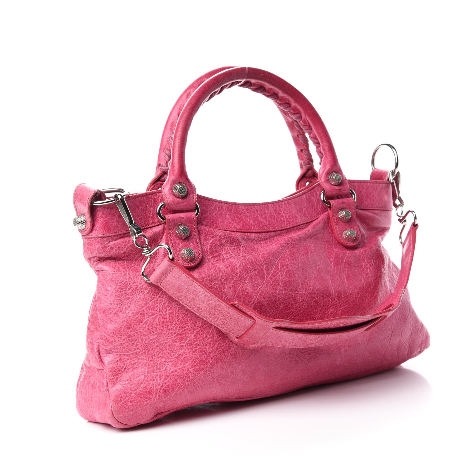 Balenciaga Agneau Giant 12 Silver Hardware First S City Sorbet 3 of 10