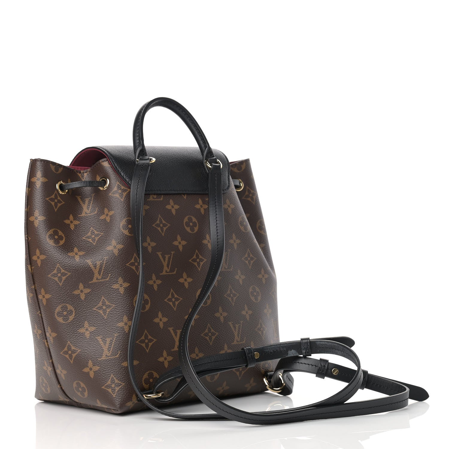 Louis Vuitton Monogram Montsouris PM Black 3 of 10