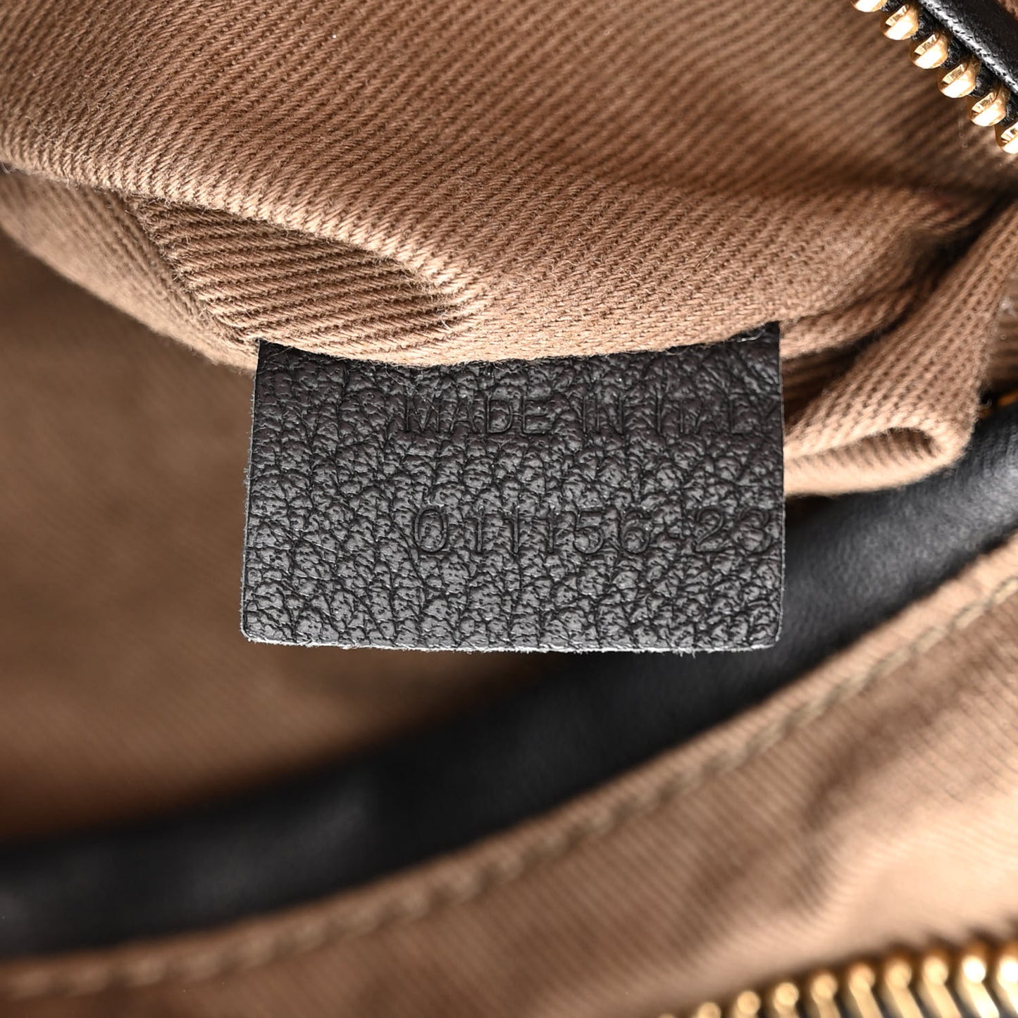 Calfskin Large Marcie Satchel Black
