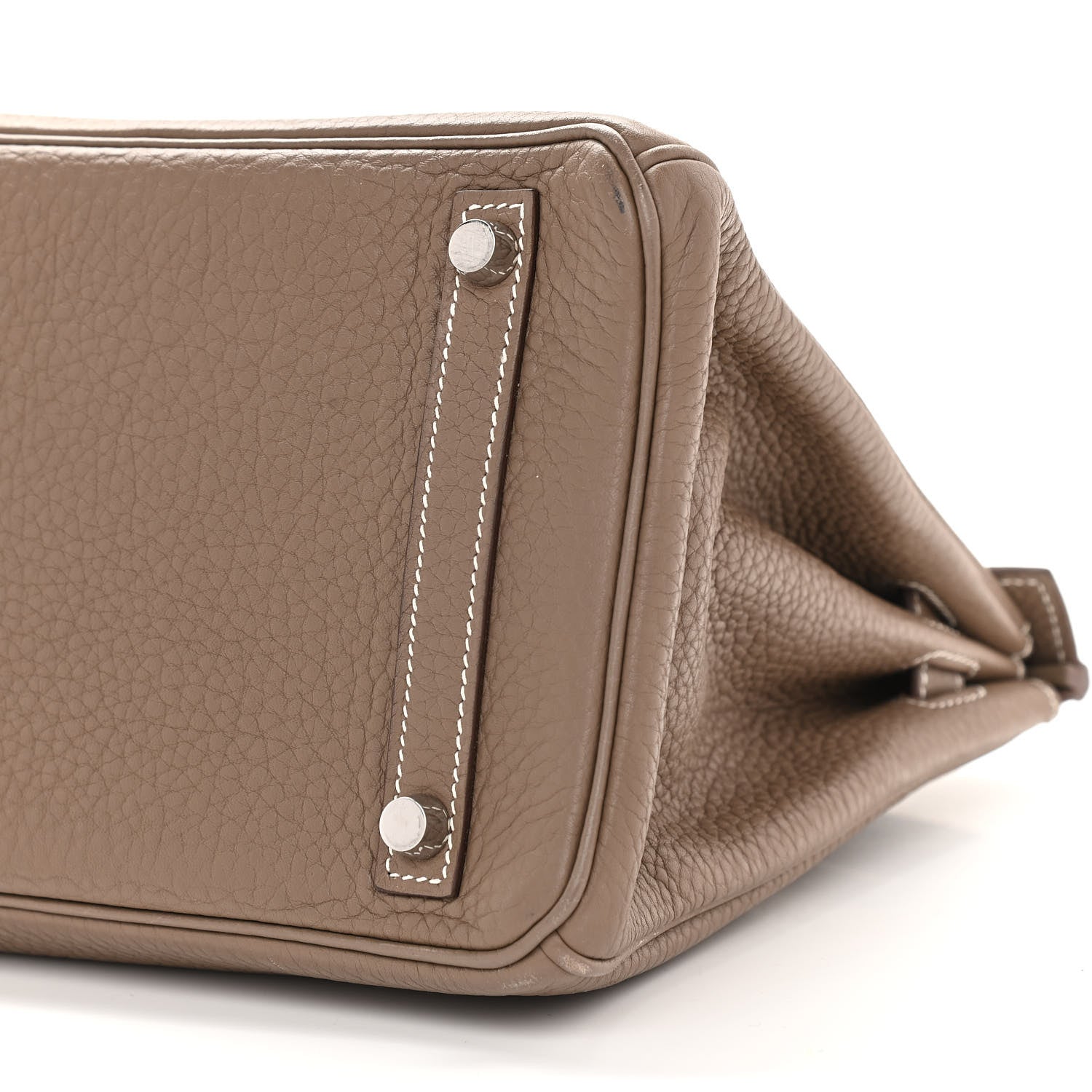 Hermes Taurillon Clemence Birkin 30 Etoupe 9 of 23