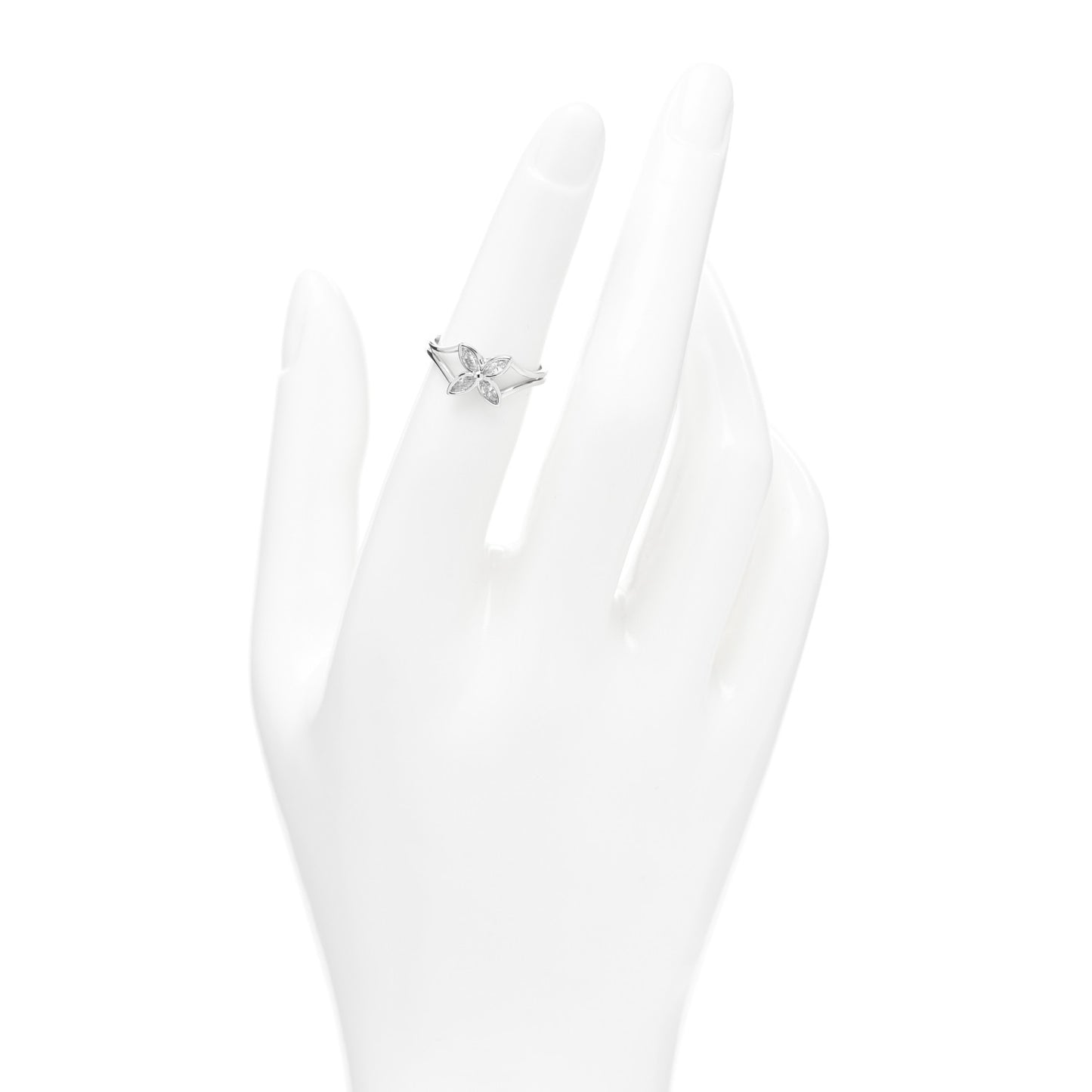 Platinum Diamond Victoria Ring 49 5