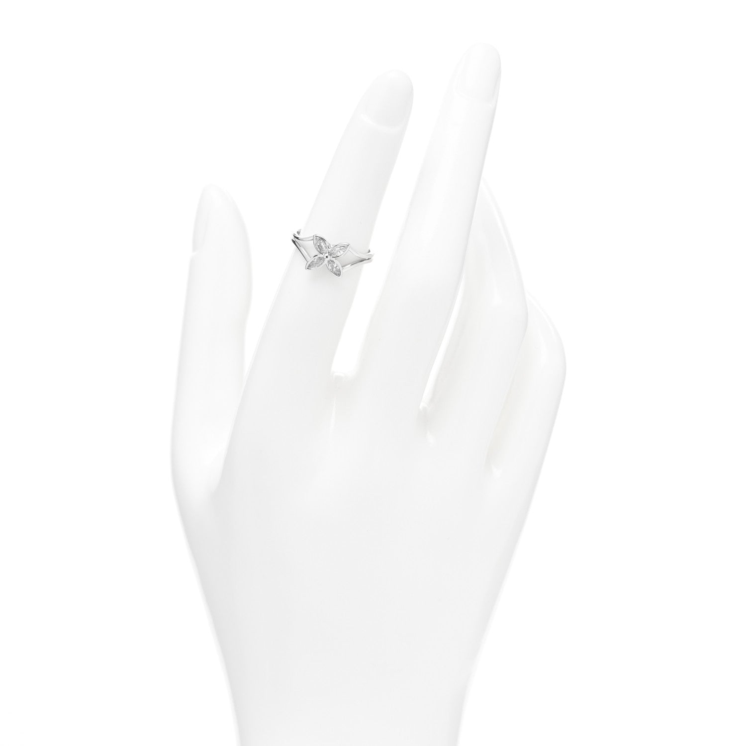 Tiffany Platinum Diamond Victoria Ring 49 5 2 of 4