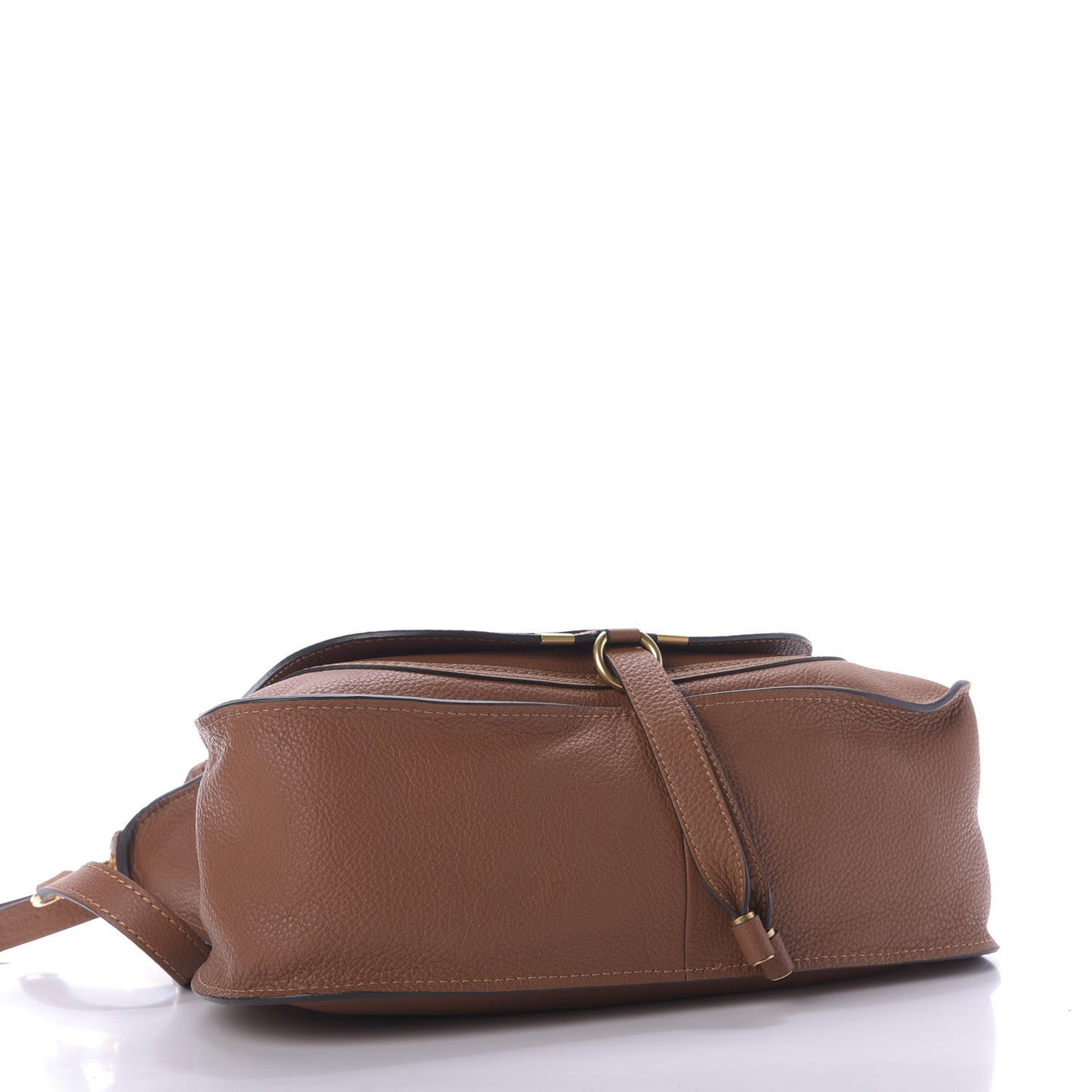 Calfskin Medium Marcie Satchel Tan