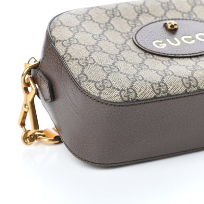 Gucci GG Supreme Monogram Web Neo Vintage Shoulder Bag Beige New Acero Crop 8 of 9