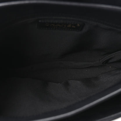 Chanel Calfskin Stitched Large Flap Black 5 of 10