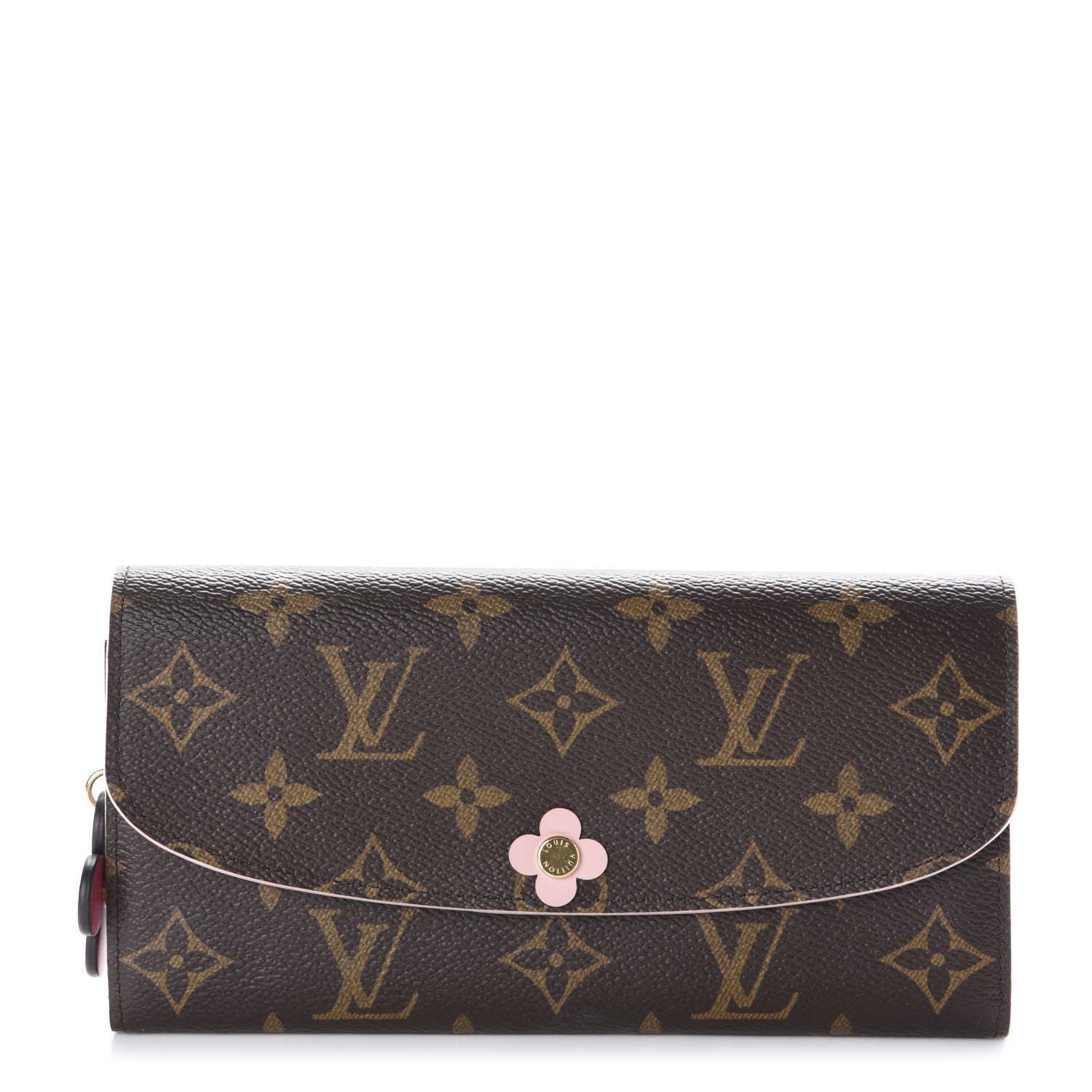 Louis Vuitton Monogram Bloom Flower Emilie Wallet 1 of 10