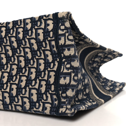 Christian Dior Oblique Medium Book Tote Blue Multicolor 10 of 12