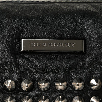 Burberry Lambskin Studded Small Edenham Satchel Black 18 of 35