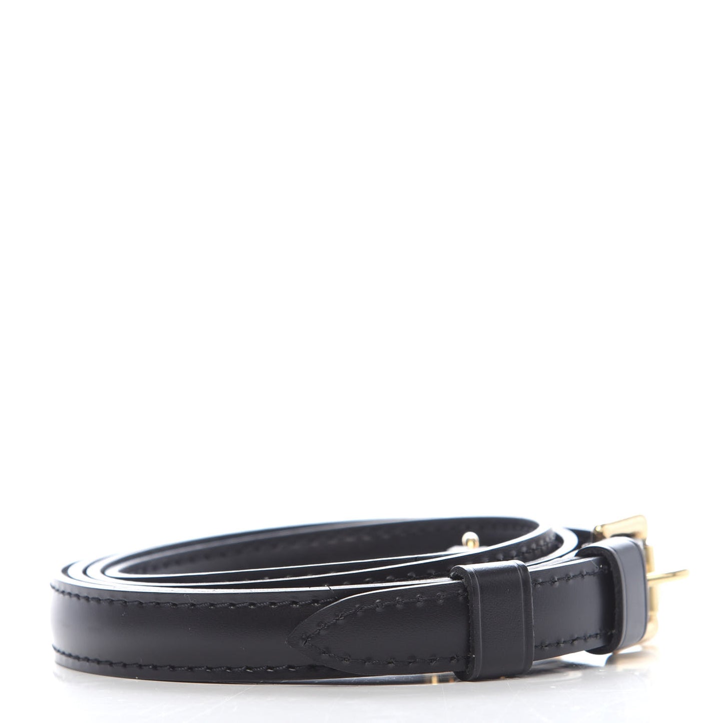 Calfskin 16mm Adjustable Shoulder Strap Black