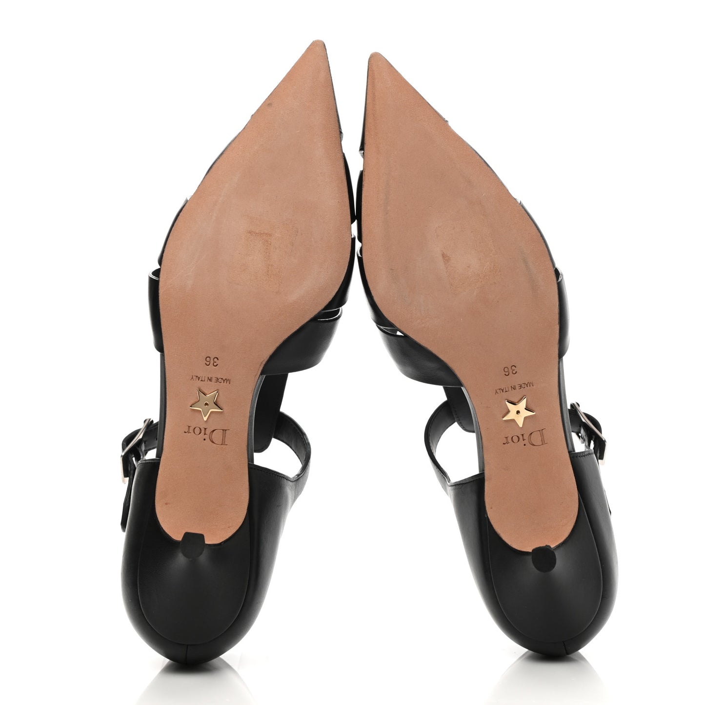 Calfskin Sauvage Pumps 36 Black
