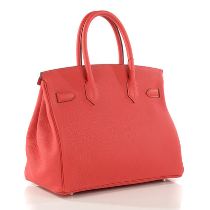 Hermes Togo Birkin 30 Rouge Pivoine 3 of 21