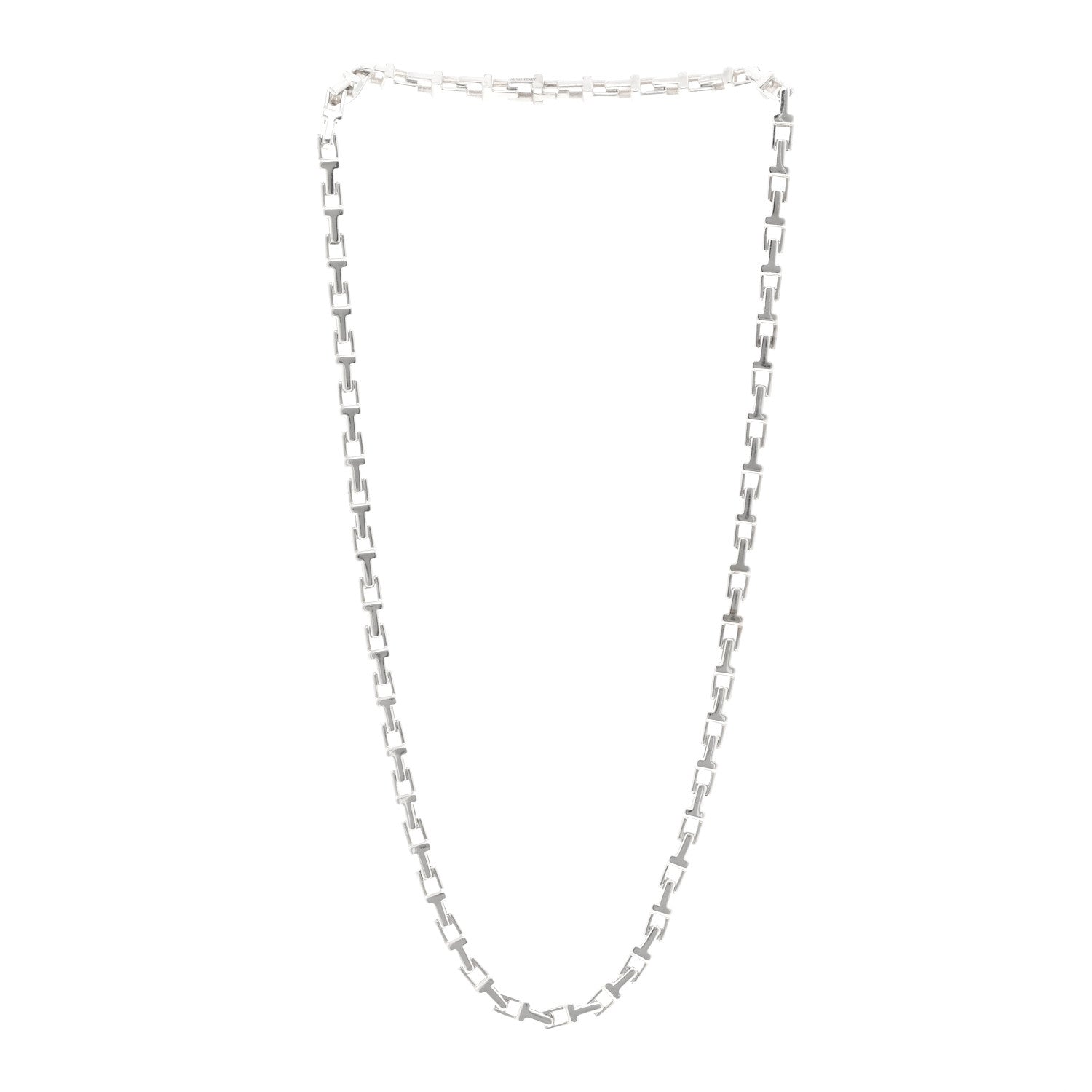 Tiffany Sterling Silver Interchangeable T Chain Necklace 6 of 11