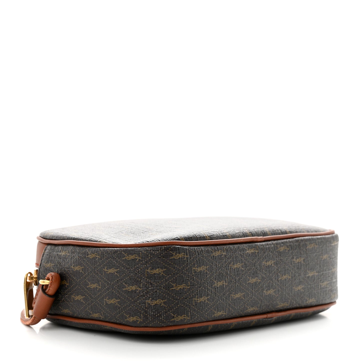 Canvas Smooth Calfskin Le Monogramme Small Camera Bag Chestnut