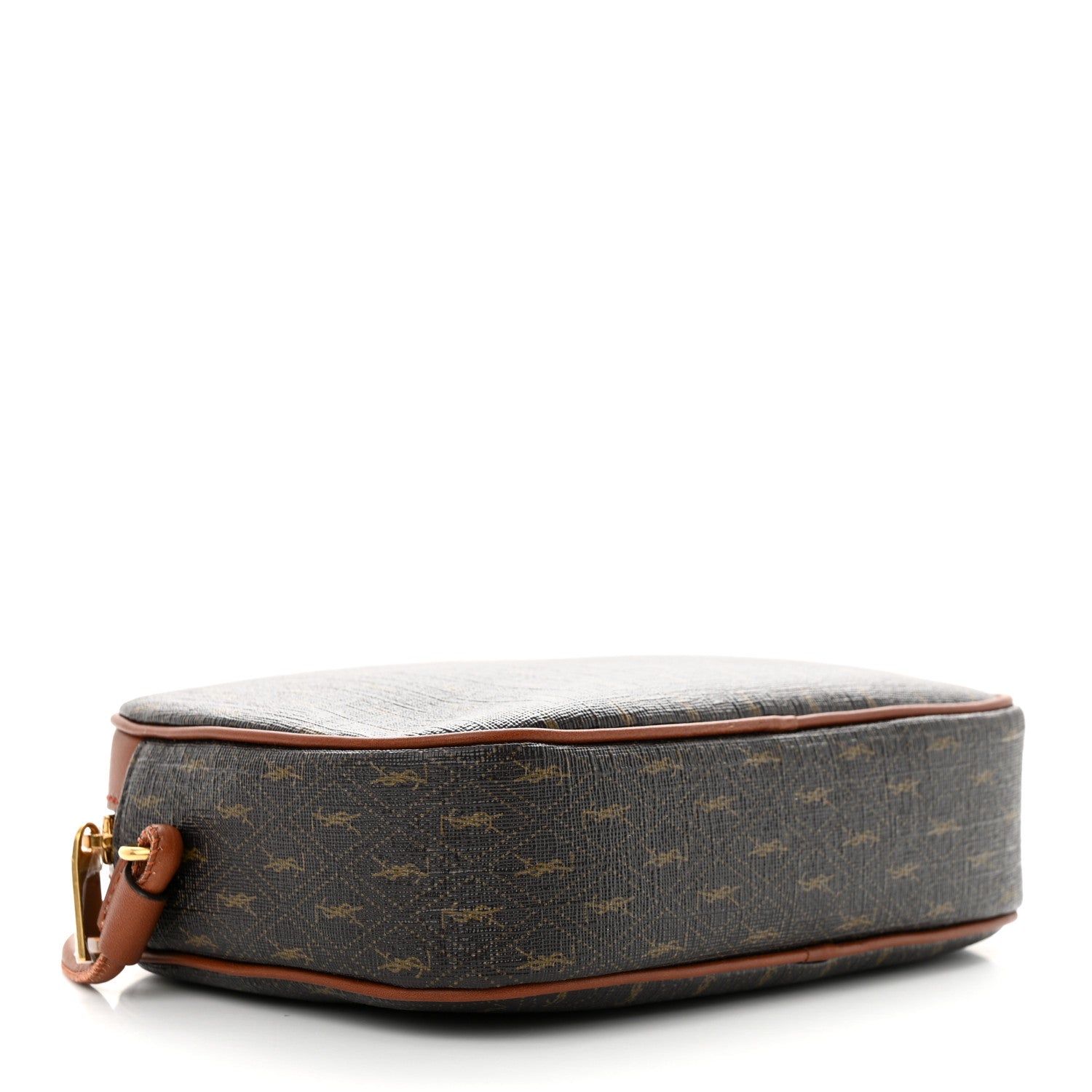 Saint Laurent Canvas Smooth Calfskin Le Monogramme Small Camera Bag Chestnut 4 of 9