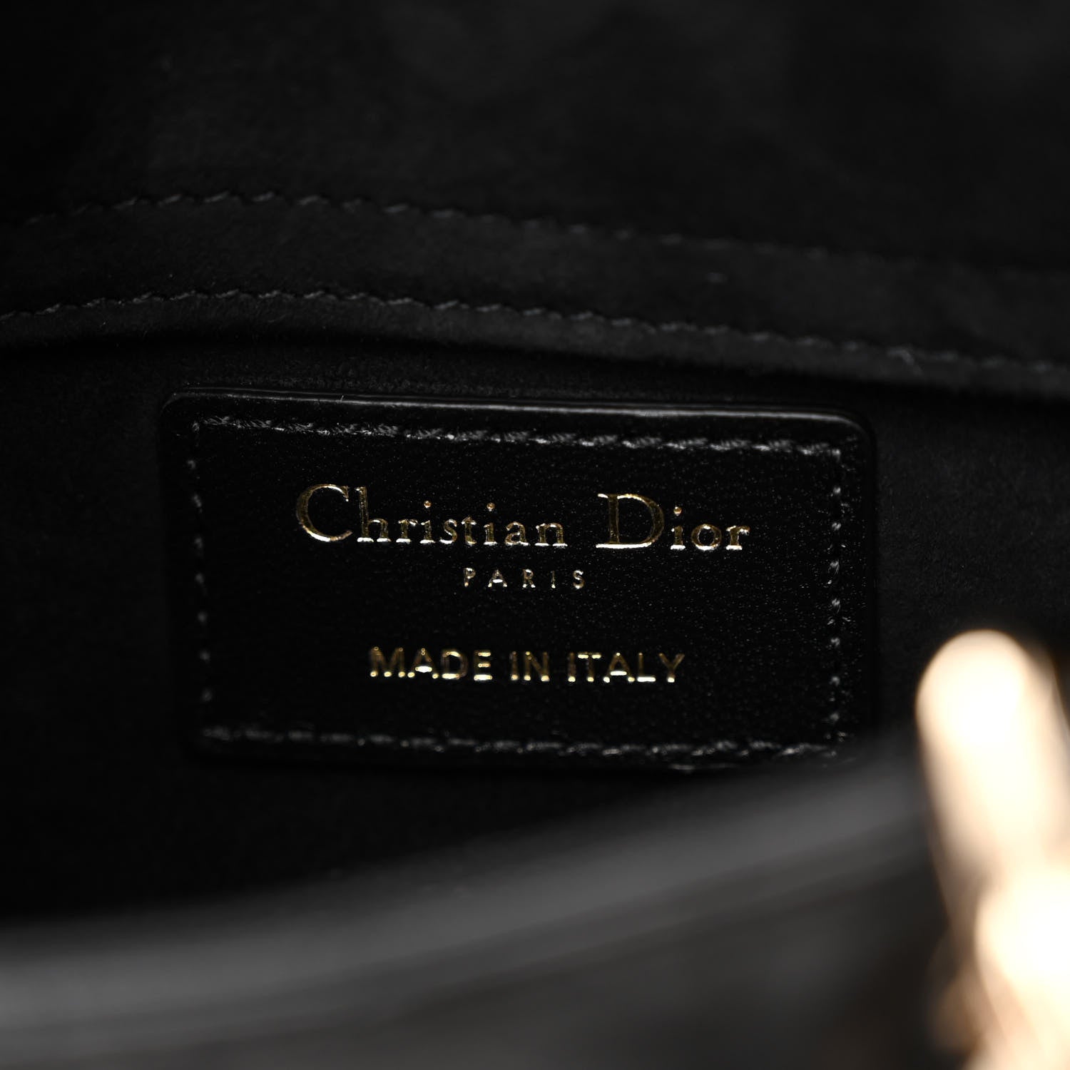 Christian Dior Lambskin Cannage Micro Lady D-Joy Black 6 of 10
