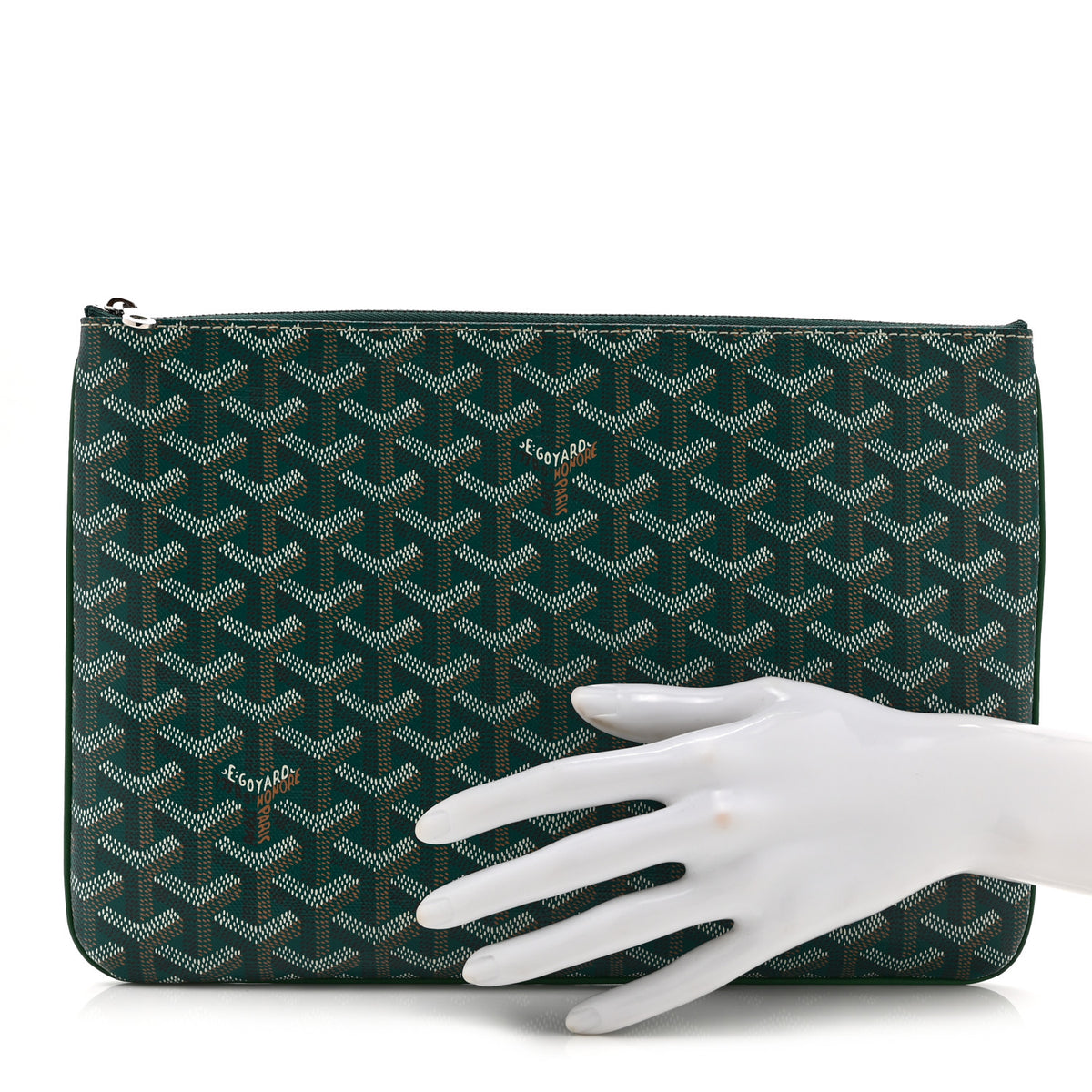 Goyardine Senat Pochette MM Green