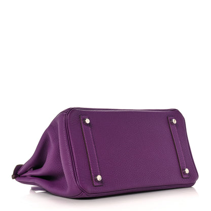 Hermes Togo Birkin 30 Anemone 5 of 35