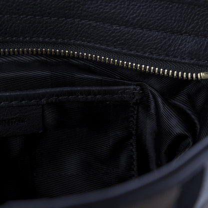 Burberry Canvas Quilted Nova Check Tote Black 11 of 13