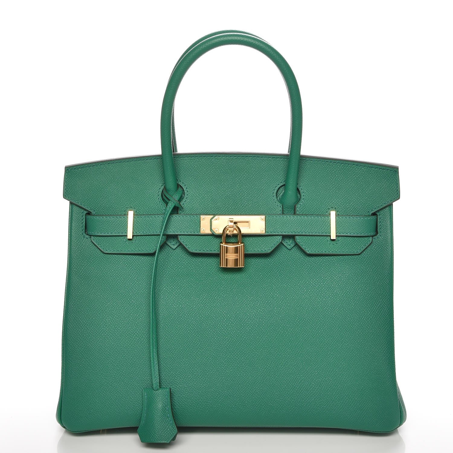 Hermes Epsom Birkin 30 Vert Vertigo 1 of 29