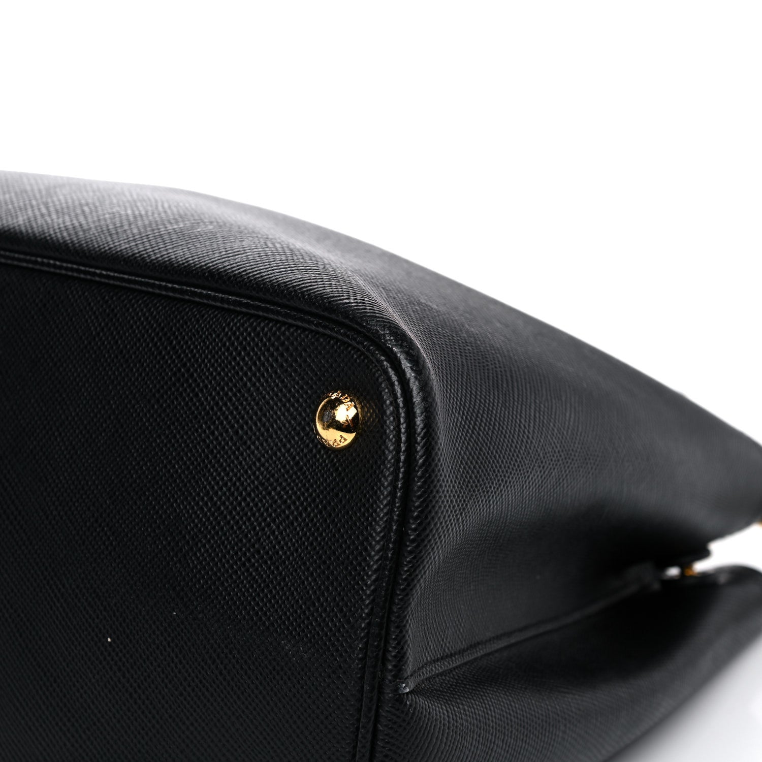 Prada Saffiano Cuir Small Double Bag Black 11 of 34