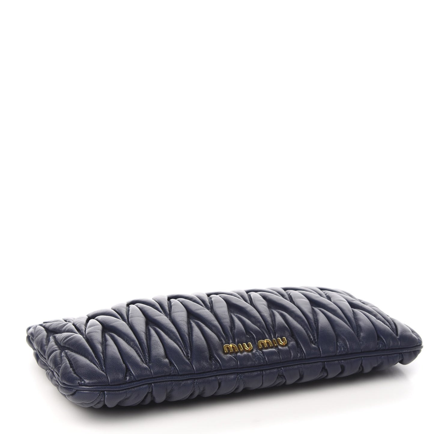 Nappa Matelasse Clutch Bleuette