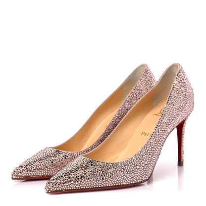 Christian Louboutin Suede Strass So Kate 85 Pumps 37 Rose De Chine 3 of 8