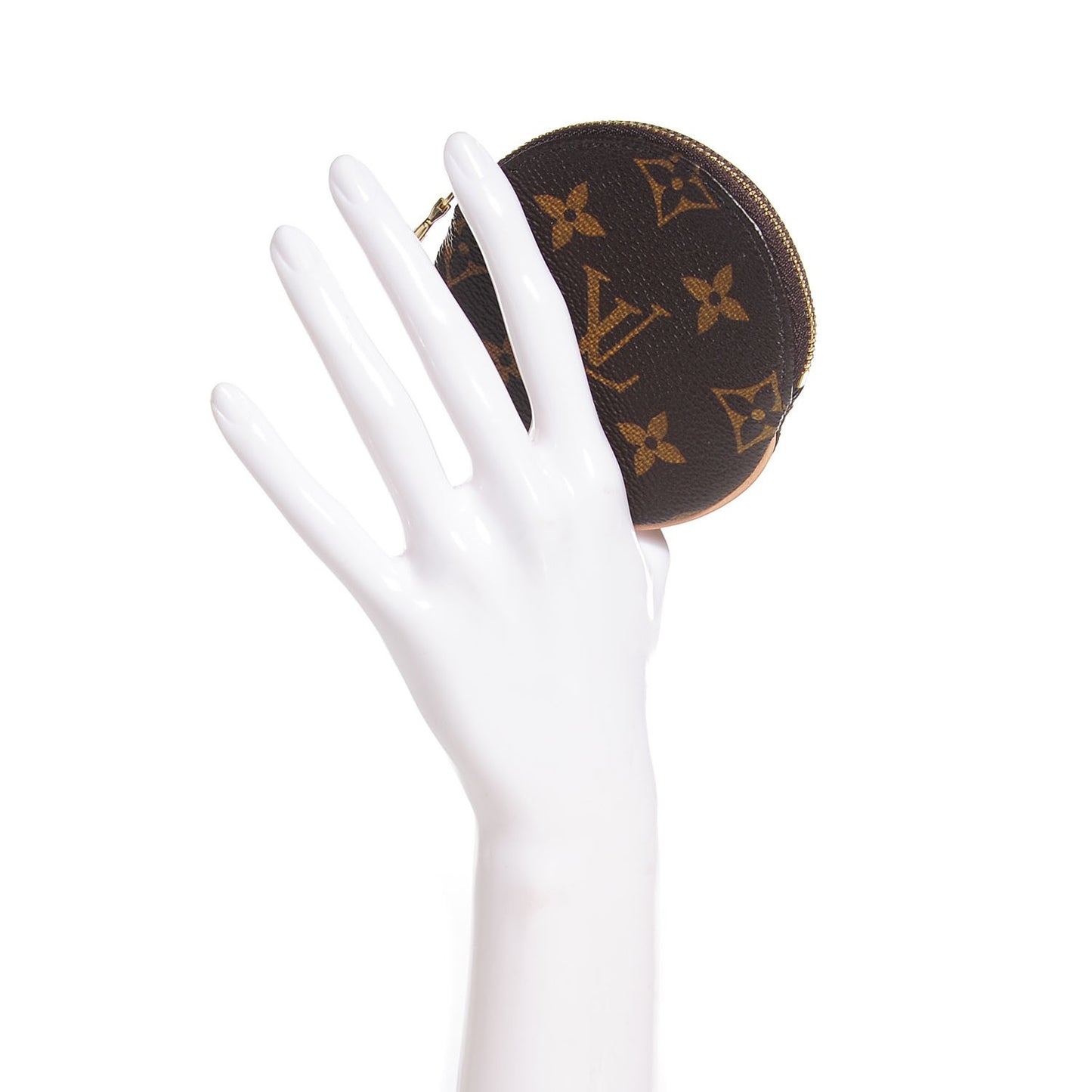 Monogram Round Coin Purse