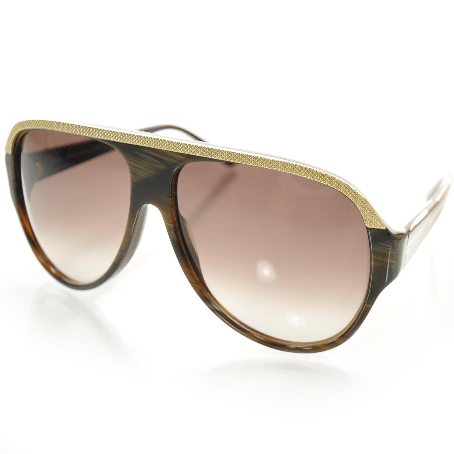 Balenciaga Sunglasses 0067S Horn Walnut 1 of 7