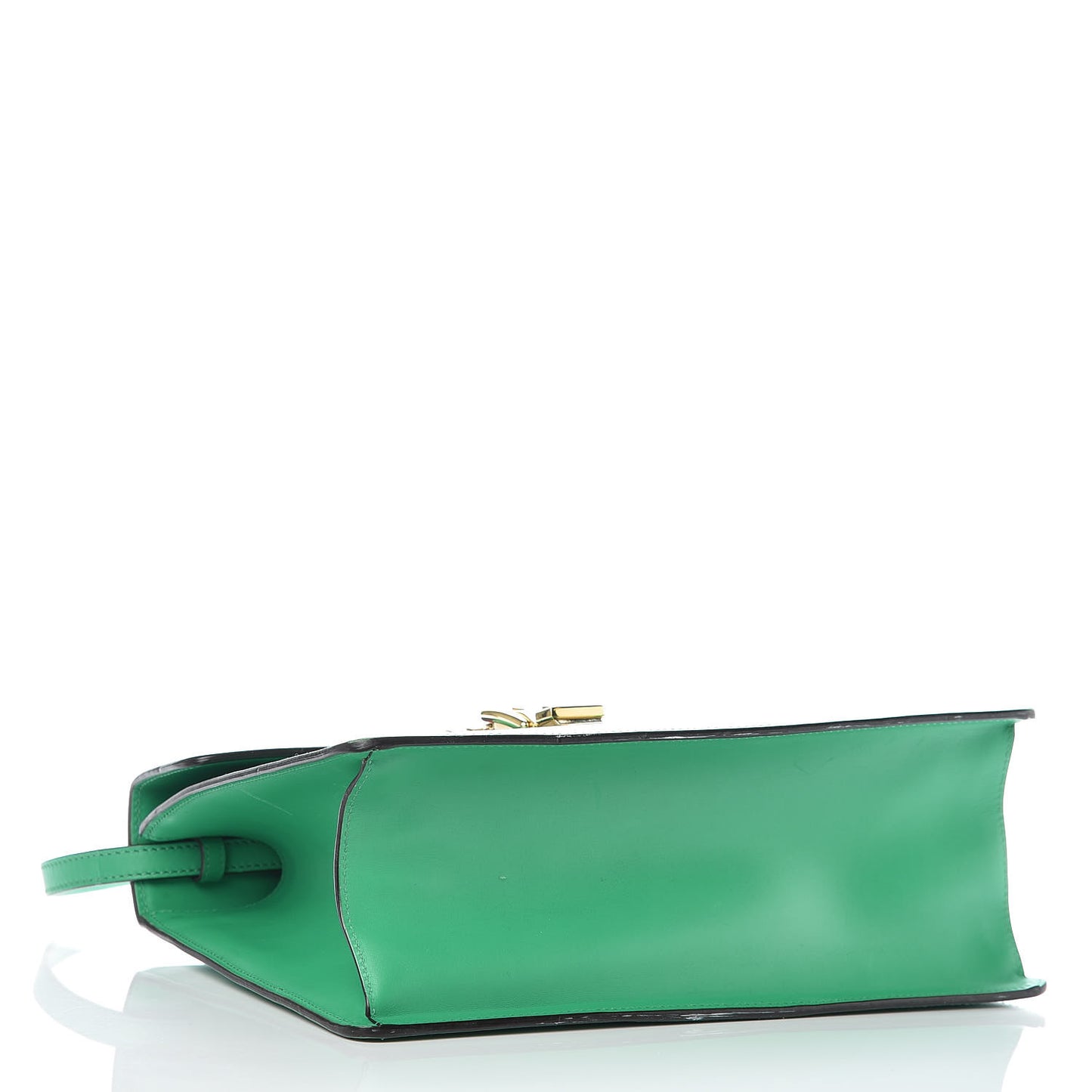 Vitello Fontanella Web Medium Sylvie Top Handle Bag Synthetic Green Garden
