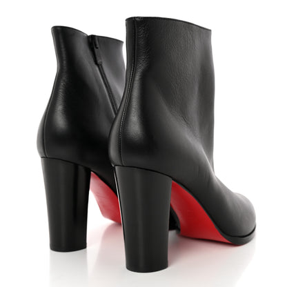 Christian Louboutin Calfskin Adox 85 Ankle Boots 40 Black 4 of 10